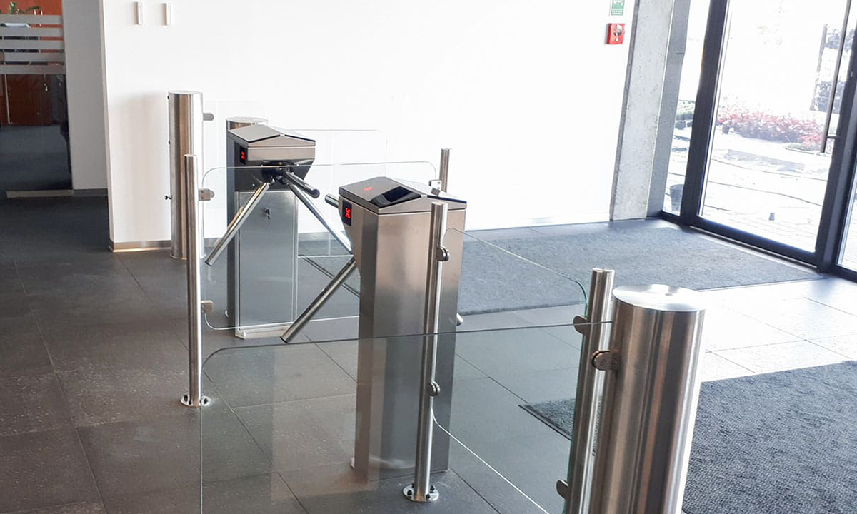 Turnstile Gate With Card Reader 