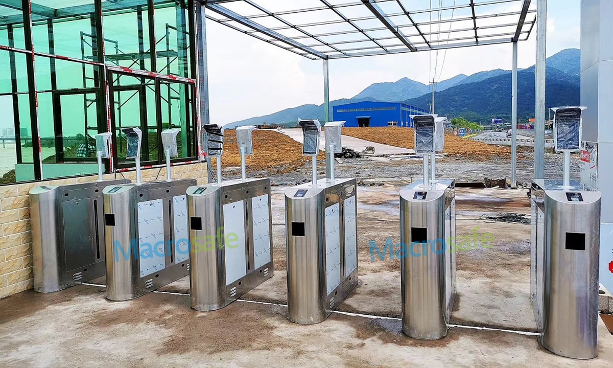 construction site turnstiles