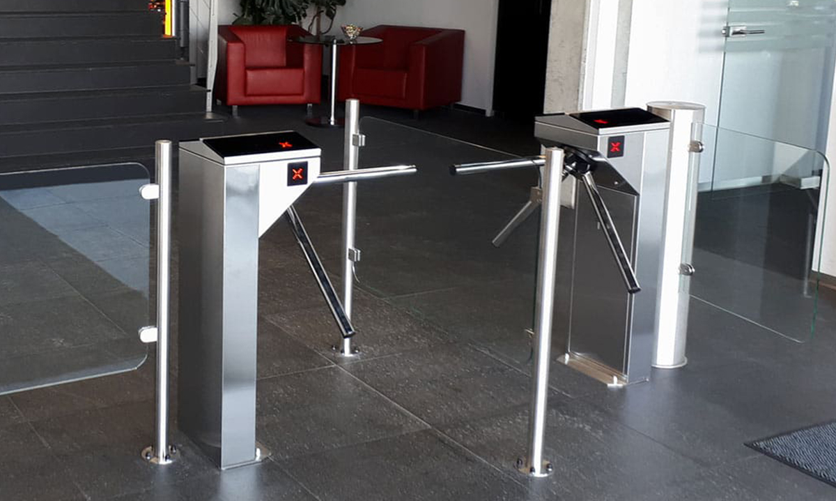 Turnstile Gate With Card Reader 