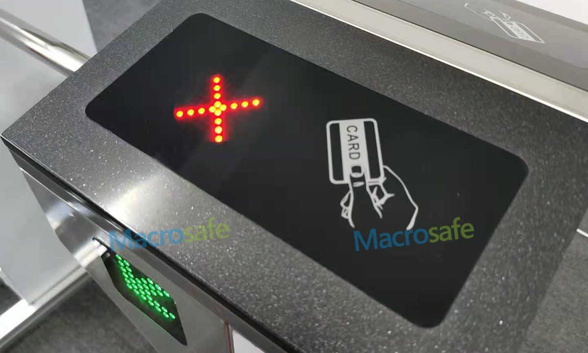 Turnstile Gate With Card Reader 