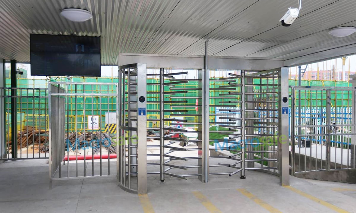 construction site turnstiles