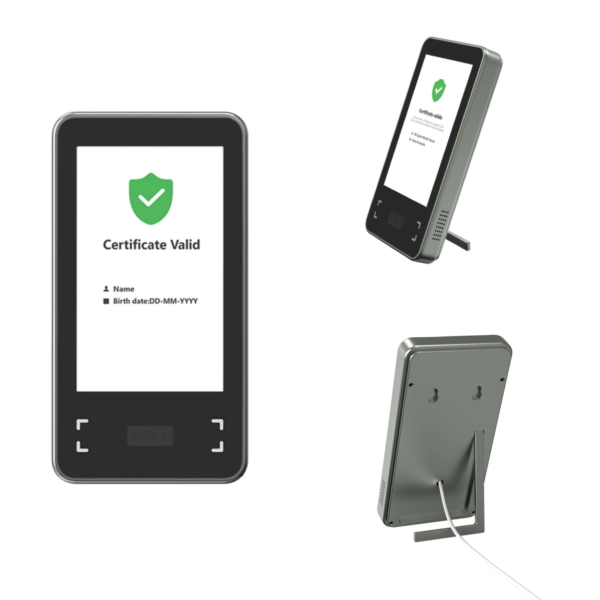 EU green pass code scanner