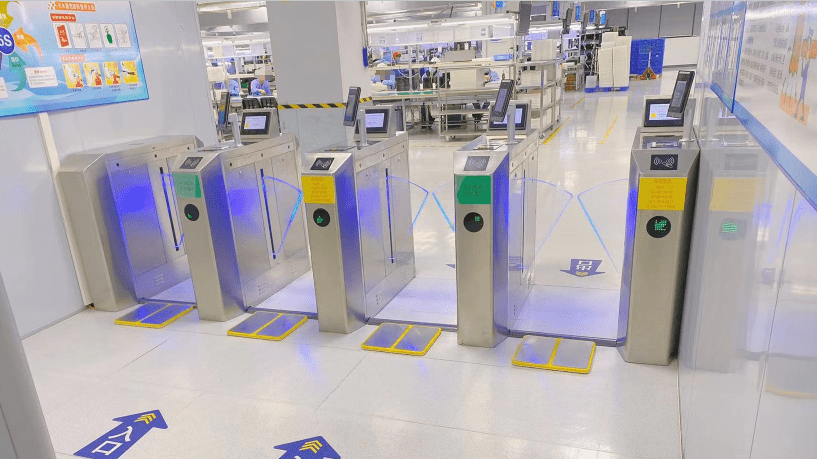 ESD turnstile gate system