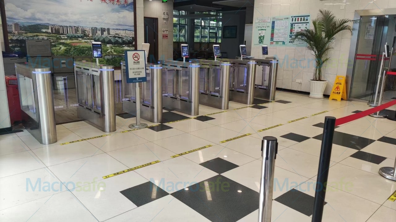 half height turnstile for corporate buidlings