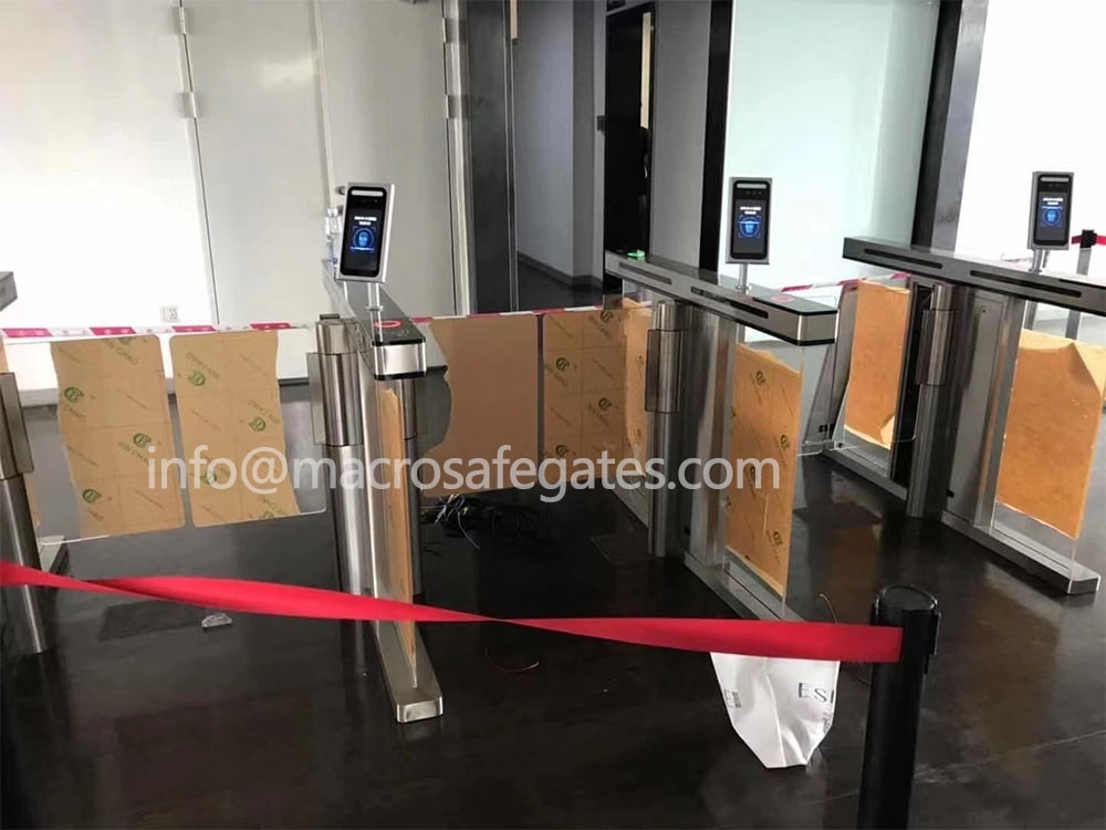biometric turnstile speed gate with face recognition