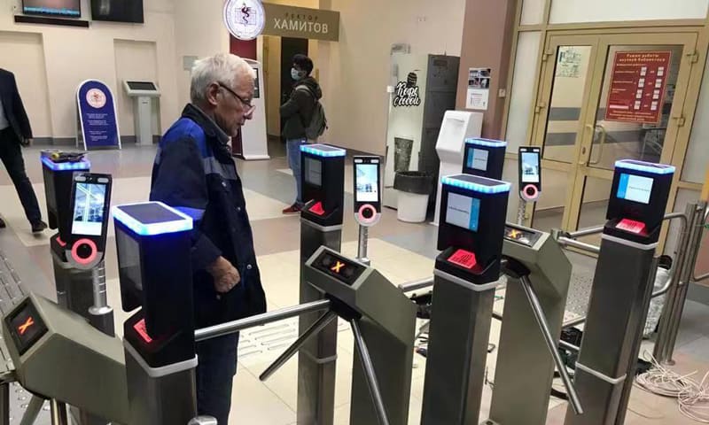 face recognition turnstile gate