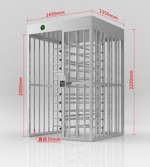 full height turnstile