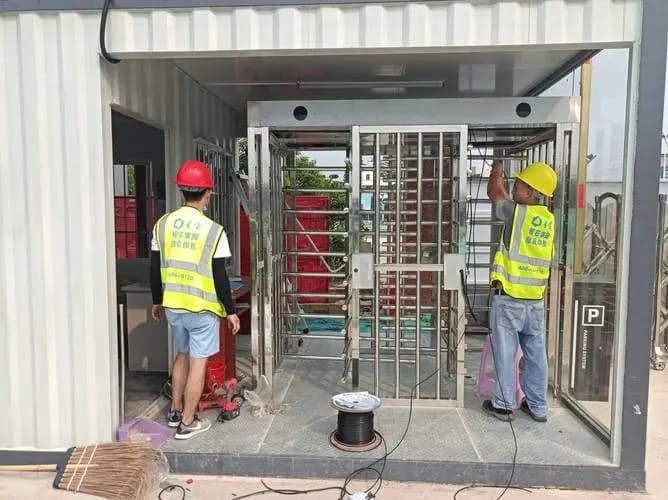 full height turnstile installation manual